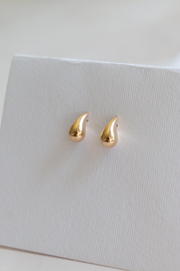 Teardrop Stud Earrings
