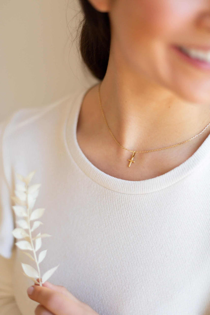 Mini Cross Necklace