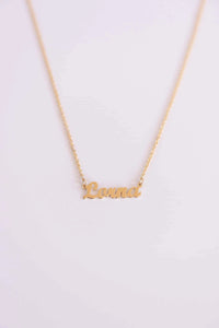 Standard Name Necklace