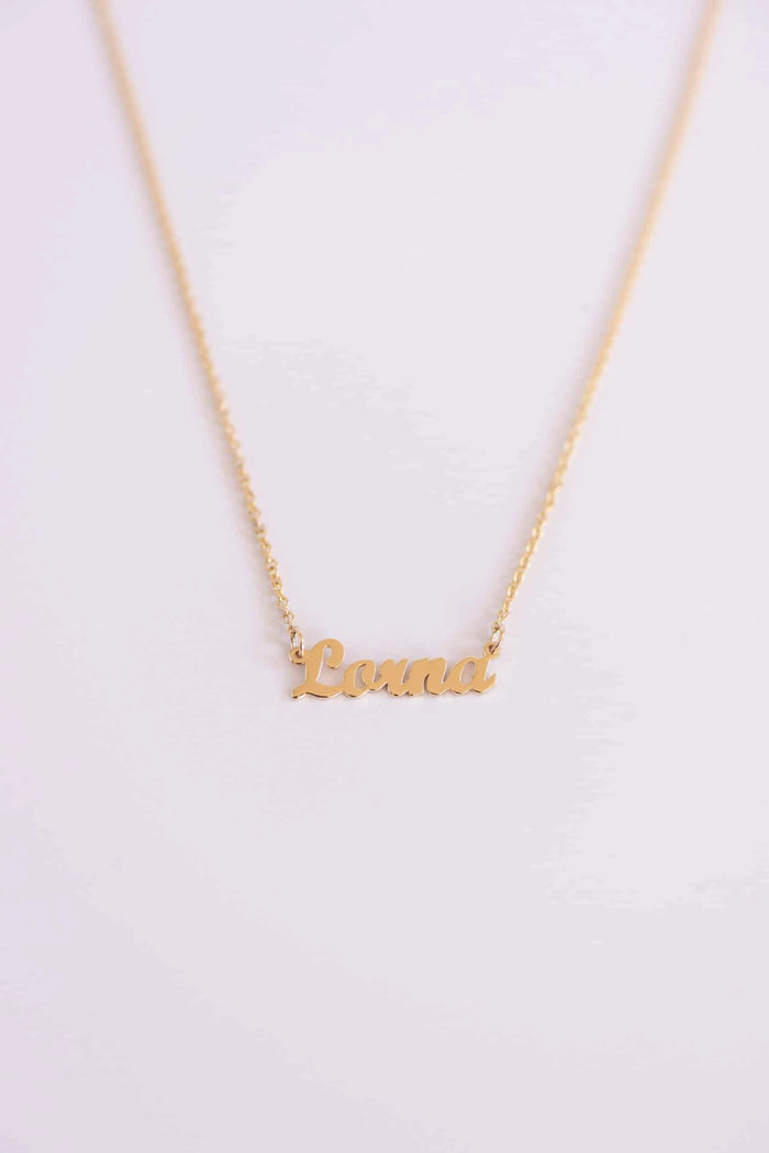 Standard Name Necklace
