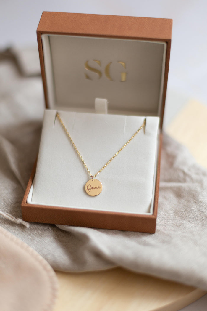 Engravable Disc Pendant