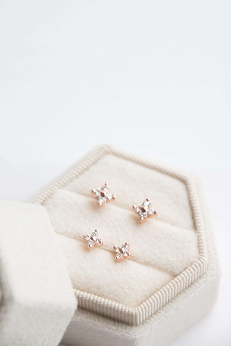 Flower Duo Studs