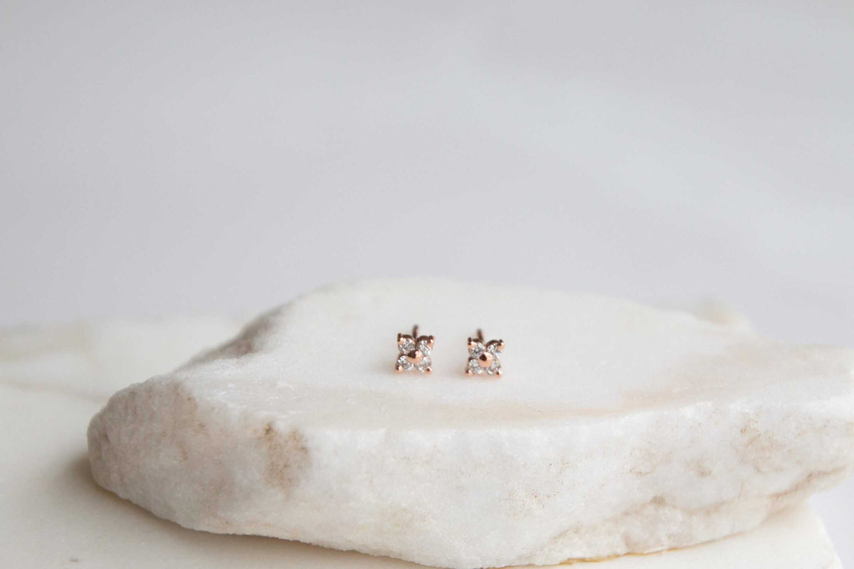 Flower Duo Studs