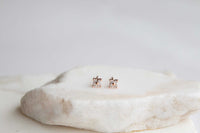 Flower Duo Studs