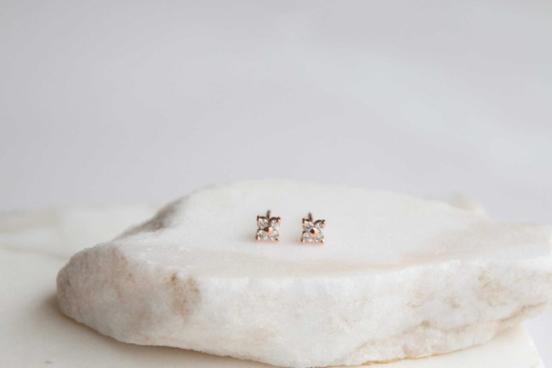 Flower Duo Studs