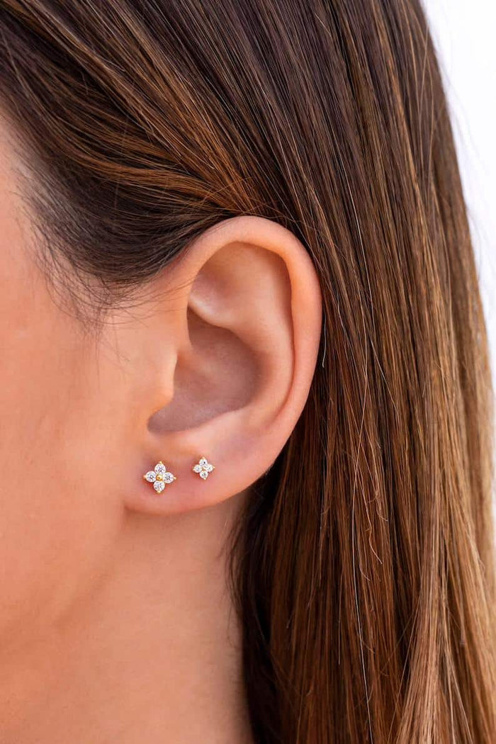 Flower Duo Studs