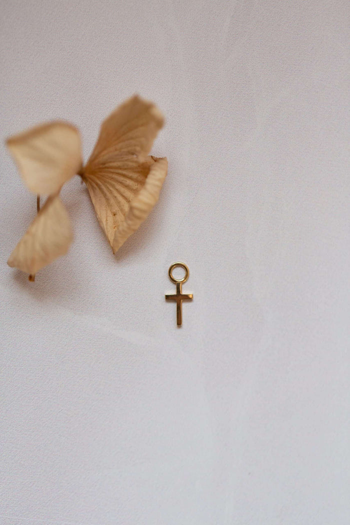 Charmed Huggies Cross Charms