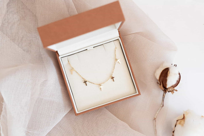 Mini Multi Cross Necklace