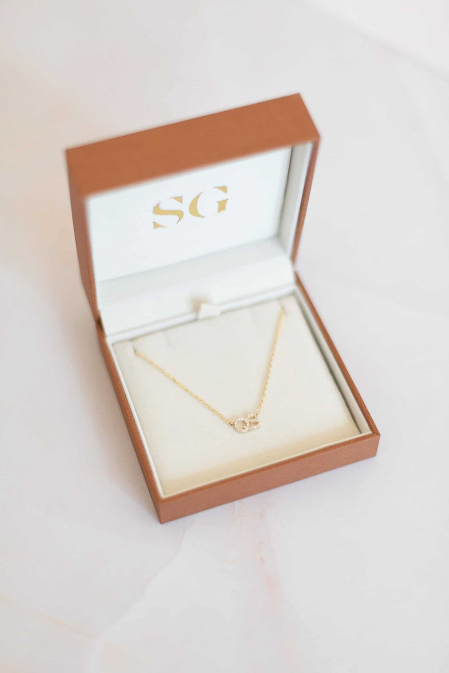 Diamond Initial Necklace