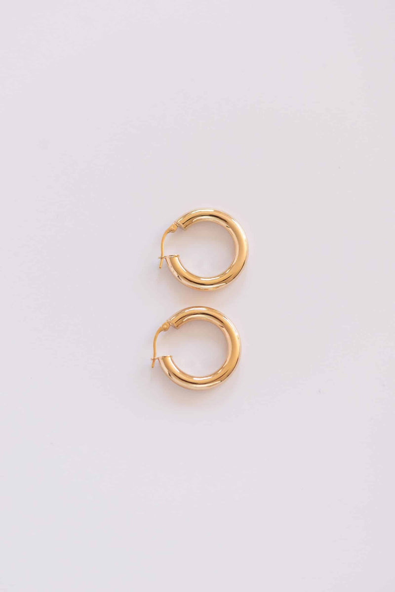 Chunky Medium Hoops