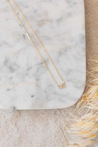 Diamond Initial Necklace